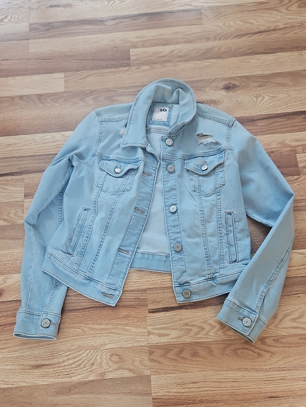 SO Light Blue Womens' Denim Jean Jacket Size Small